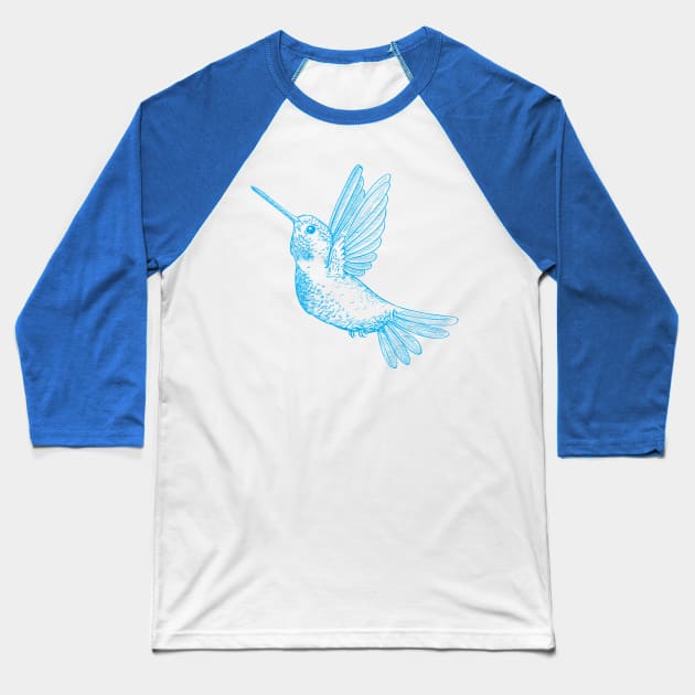 Hummingbird Baseball T-Shirt by katerinamk